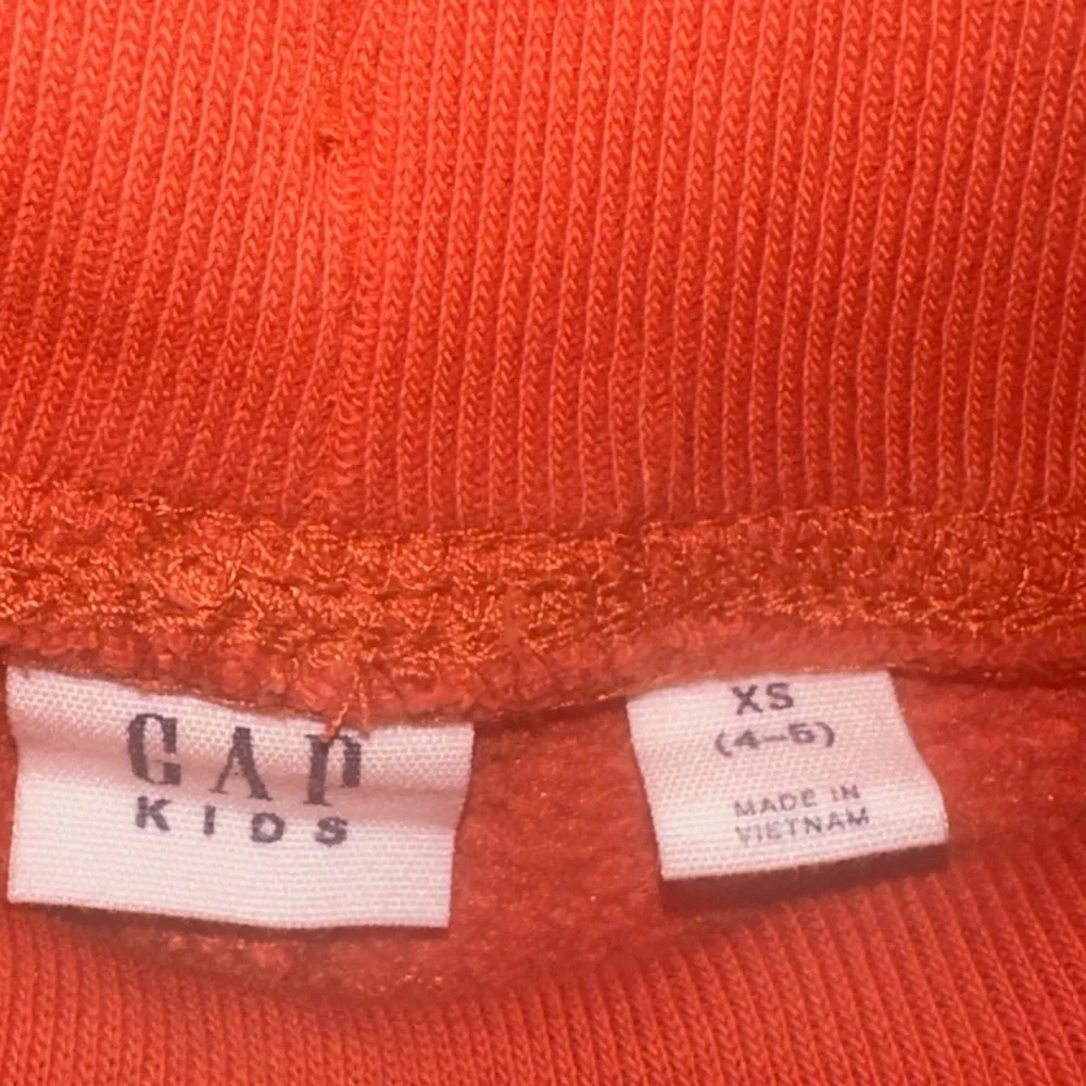 Gap Kids Boys Orange Logo Sweatpants Size XS(4-5)